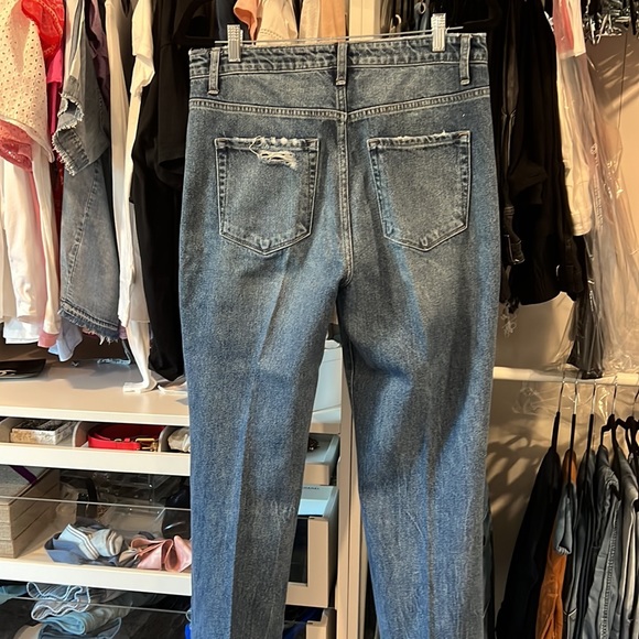 Flying Monkey 30 button fly distressed boyfriend jeans. Excellent condition - Picture 6 of 6